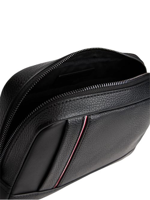 Pochette nera in poliuretano Tommy Hilfiger | AM0AM13790BDS
